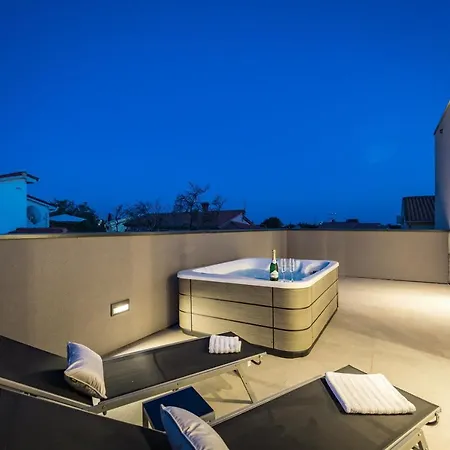 Aida - 4 Bedroom Luxury With Large Private Pool 4k Projector And Jacuzzi * Pula